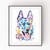 German Shepherd Art by Whitehouse Art | Dog Mom, German Shepherd Dog Memorial Gifts | Professional Unframed Art Print of German Shepherd Original Watercolor | Dog Gifts | 5 Sizes