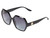 GUESS 58 mm GF6152 Shiny Black/Gradient Smoke One Size