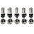 Yowming 5PCS GX16 Aviation Plug 4 Pin 16MM Thread Female Socket Panel Metal Aviation Wire Connector &5 Pcs 4 Pin 16MM Thread Male Socket Panel Metal Aviation Wire Connector