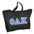 Omicron Delta Kappa Lettered Tote Bag Black