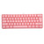 V700 RGB Backlit Keyboard, 61 Keys Wired USB Gaming Mechanical Illuminated Keyboard for Laptop and Desktop Computers, Pink