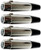 CESS 4-Pin XLR Cable Female Connector Adapter for Mic Microphone - 4 Pin XLR Jack (4 Pack)