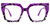 VOOGLAM Purple/Tortoise Cat Eye Frame Clear Lens Glasses for Women, Fashion Fake Glasses Non Prescription Eyeglasses