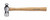 Ball Pein Hammer, 24 Oz, Hickory Handle