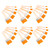 TEHAUX 50pcs Brush Decorative Paint Roller Kids Kits Strie Oil Painting Kids Suit Case Suit for Kids Suits for Kids Paint Suit Kid Suit Kids Suits The Fence Nylon Indoor Child