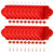 UKCOCO 20pcs Waterproof Red Lantern New Year Pom Pom 2023 Chinese New Year Garlands Chinese Celebration Lantern The Festival Lanterns Honeycomb Pom Pom Chinese Knot Plastic Paper Wedding