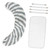 WHAMVOX 1 Set Ironing Mat Wool Ironing Pad Ironing Board Tabletop Cover Iron Board Alternative Cover Edges Ironing Board Covers Ironing Board Pad Cotton Cover Clip Printing Travel
