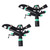 2Pcs 360 Rotary Sprinkler Lawn Sprinkler Water Sprinkler Sprayer to Rotate Automatic