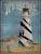 buyartforless Welcome Lighthouse by Beth Albert 32x24 Graphic Art Canvas, Blue