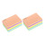 KALLORY 18 Sticky Notes Memo Pad Stationery Memo Page Marker Pastel Sticky Post Office Memo Pads Memo Note Self Stick Memo Pastel Pads Decorate Paper Student Portable