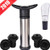 Vacuum Wine Stoppers Set,Original Wine Saver - 4 Reusable Valve Air Wine Bottle Stoppers,1 Stainless Steel Vacuum Pump Preserver,Free Give 1 Wine Aerator Pourer