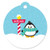 Holly Jolly Penguin - Holiday & Christmas Favor Gift Tags (Set of 20)
