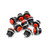 GooTon 2 Terminals AC 6Amp/125V 3Amp/250V SPST NO Momentary Push Button Switch 10Pcs