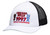 Mitchell & Ness Chicago Bulls World Champions 1997 Trucker Mesh Snapback Hat Cap - White