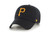 '47 Brand Clean Up Pittsburgh Pirates Black Adjustable Cap