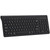 Wireless Bluetooth Keyboard, Dual Mode (Bluetooth + Wireless), Full Size Rechargeable Keyboard with Number Pad, Keyboard for Windows/iOS/Android, iPad/iPhone/Tablet/Mac/Computer/Laptop (Black)