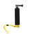 Albinar Waterproof GoPro Floating Rubber Hand Grip Monopod with Thumb Screw Mount and Adjustable High Visibility Wrist Strap for GoPro Hero 2/3/3+/4 Session, Black/Yellow