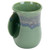 Clay in Motion Handwarmer Mug - Left Hand (Misty Green)
