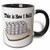 3dRose 102533_4 How I How I Roll Hair Curlers Beautician Design Two Tone Black Mug 11 oz White