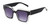 Foster Grant Styles for Y.O.U. Jersey City Square Sunglasses For Women, Black, Lens Width: 52 mm, Bridge: 21 mm, Arm: 150 mm