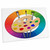 3dRose an Artist Painting Palette with Brushes and a Color... - Desk Pad Place Mats (dpd-291864-1)