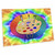 3dRose A Paint Palette with Brushes and an Artist Color Wheel... - Desk Pad Place Mats (dpd-352665-1)