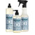 MRS. MEYER'S CLEAN DAY Mrs. Meyer's Snow Drop Kitchen Set, Dish Soap | Hand Multi-Surface Cleaner, 3 CT 48 Fl Oz