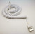 CGTime 10FT/3M Flat Spiral Coiled USB 2.0 to Micro USB Data Sync & Charge Cable (White)