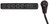 Surge Protector, Flat Rotating Plug, 6 Outlet, Horizontal Outlets, Plastic, Power Cord - 6 Feet, Black