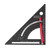 BORDSTRACT Carpenter Square Woodworking Tools,Adjustable Right Angle Square Carpenter Layout Tool Aluminum Alloy Triangle Ruler