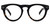 Zeelool Retro Boston Frame Round Blue Light Blocking Glasses for Women and Men Malloy VFP0273-01 Black