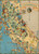 Puzzles for Adults 1000 Pieces California Wooden Map Jigsaw Puzzle Games USA of State Puzzle Map Decorate