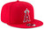 New Era Authentic Angels Red 9Fifty Snapback OSFM Hat Cap- Adjustable