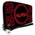 Buckle-Down Women's PU Zip Around Wallet Rectangle-Mulan, 7.5"x4.5"