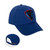 DePaul University Baseball Hat Blue Demons Brimmed Embroirderd Hats Cap Adjustable Cloth Strap Adult (Style A)