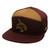 ?Texas State University Bobcats NCAA 7 Panel Flat Bill Snapback Baseball Cap Hat Maroon