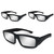 TOILOVO Solar Eclipse Glasses NASA Approved - ISO 12312-2:2015(E) & CE Certified, Durable Plastic Eclipse Glasses for Direct Sun Viewing (3 pack)