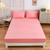 Pengcen Bedding Bed Sheet 3 Pieces Set,Pink Soft Microfiber Bedding Sheet Set,1 Bottom Fitted Sheet and 2 Pillowcases,Full Size
