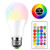 Powstro RGB LED Bulbs Color Changing and Dimmable Light Bulb with Remote Control,10W E27 RGB + Daylight White LED Bulbs with Memory Function,4 Modes Adjustable for Home,Stage,Bar