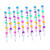 PRETYZOOM 60 Pcs Snowman Pencil Multi Pencil Cute Colored Pencils Cartoon Stacking Pencil Stacking Point Pencils Buildable Pencil Xmas Stationery Gift Office Writing Pen Stackable Plastic