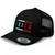 RIVEMUG Mexico Flag Mesh Outdoor Trucker Hat Snapback Mexican Hat Adjustable Baseball Cap Men Women Black