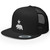 RIVEMUG California Surfer Hat Love Surfing Everyday Beach Trucker Hat Flat Bill High Crown Snapback Baseball Surf Cap Men Women Black