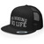 RIVEMUG No Boxing No Life Premium Trucker Hat High Crown Flat Bill Adjustable Cap Black