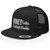 RIVEMUG Money Talks Bullshit Walks Trucker Hat Flat Bill High Crown Adjustable Money Cap Black