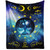 CaomeiWu Libra Zodiac Blanket, 50" x 40" Flannel Stars Astrology Themed Stuffed Animal Vibrant Throw, Soft Nap Throw Blanket for Home Boys Girls Women Horoscope Lovers Gifts