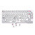 GK GAMAKAY 132 Keys White Lovely Milk Cow Keycaps Set, Cherry Profile PBT Dye-Sub Keycap Suitable for K61pro TK75 LK67 60% 65% 75% 80% 100% Layout Mechanical Gaming Keyboard (Dairy Cattle Theme)