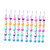 EXCEART 60 Pcs Snowman Pencil Stacking Point Pencils Cute Colored Pencils Christmas Pencils Christmas Present Pencils Stackable Push Pencil Multi Pencil Animal Office Writing Pen Plastic