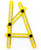 Angle Ruler Measuring Ruler? Durable Multifunctional Universal Layout Measuring Ruler Adjustable Angle Finder Tool, Plastic Movable Four-fold Ruler, Multi-Angle Ruler, 4-fold Ruler