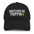 CreativeTees4You Switches Be Trippin Electrician Gift Distressed Dad Hat Baseball Cap Black
