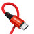 WFS High Speed Android Charging Cord Micro USB Cable USB Charging Cable USB to Micro USB Cable for Micro Interface Device Charging Cable (Color : Red, Size : 5m)